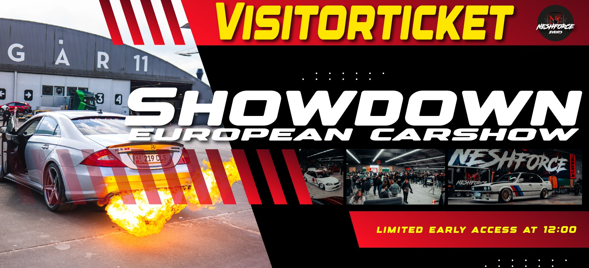 Visitorticket - 14.03.2026 - Showdown - European Carshow