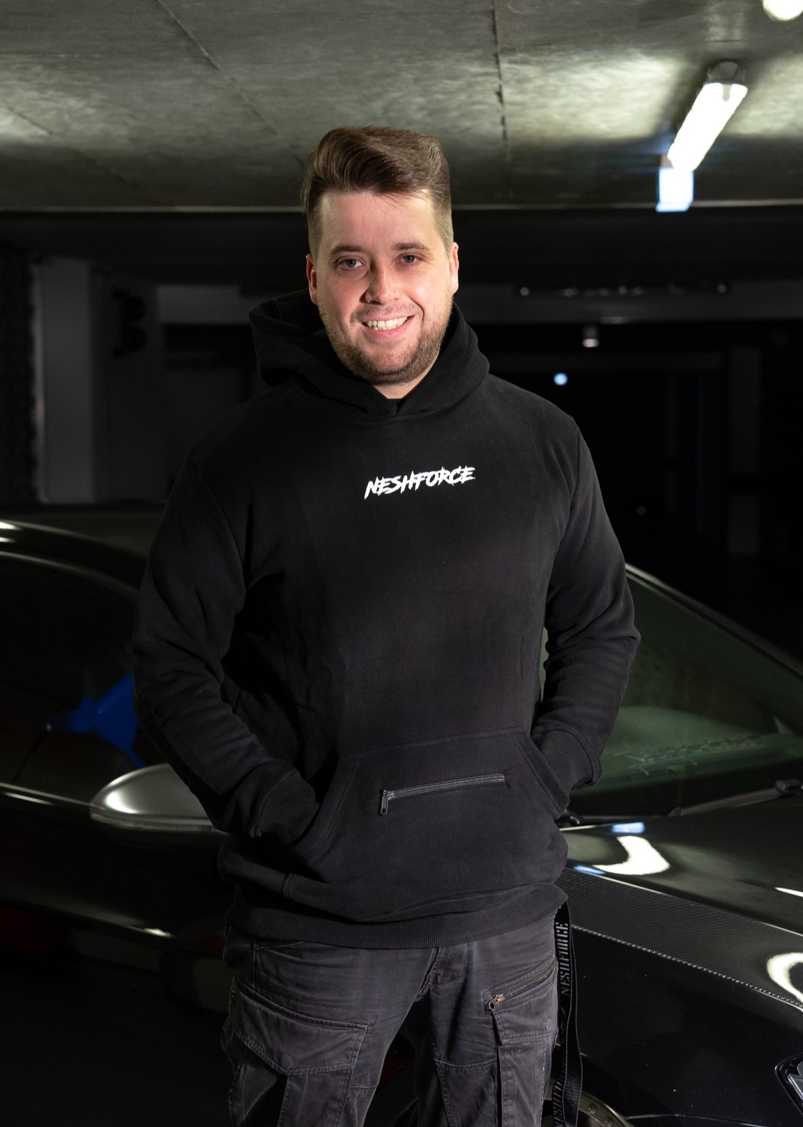 Neshforce Logo Hoodie black