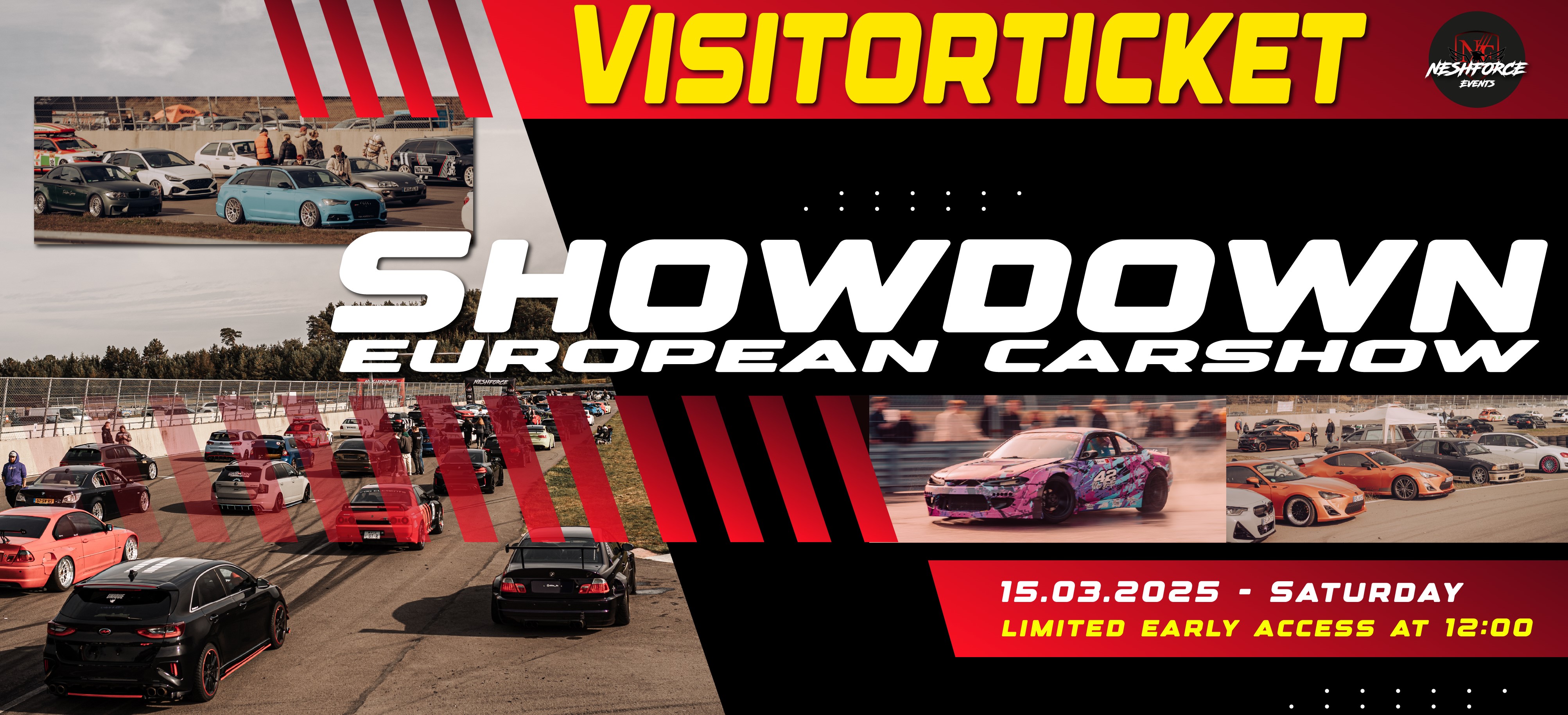 Visitorticket - 15.03.2025 - Showdown - European Carshow